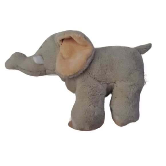 GANZ Gray Velvety Elephant Plush Stuffed Animal. - Picture 1 of 6
